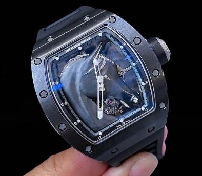 Review Replica Richard Mille RM 52-02 Black Titanium Black Horse Head watches prices